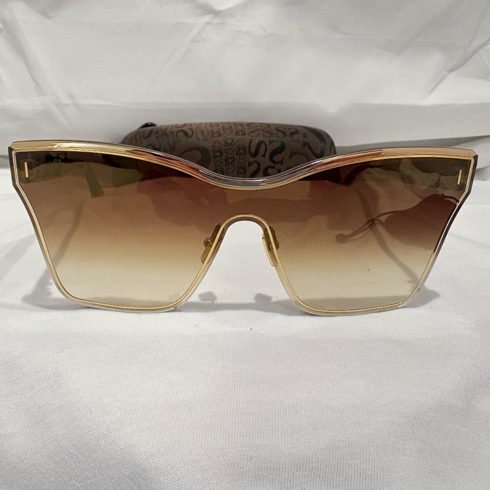 NEW! DITA SILICA DTS508-01-GLD-TKT; GOLD TORTOISE W/BROWN-GOLD FLASH LENS